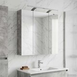  Kopalni&amp;scaron;ka ogledalna omara Betonsko siva 70 x 14,5 x 70 cm, (5000233032) Slike