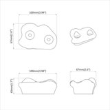  Držak za penjanje 2 pcs Plava 100 x 67 x 43 mm PP | shoptok.hr