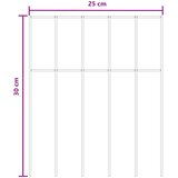PANEL vrtne ograde 24 pcs Pocinčani čelik Srebrna | shoptok.hr