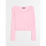 Sinsay Pamučna bluza s dugim rukavima | shoptok.hr