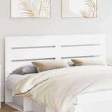  Vzglavje z vzglavjem Bela 200 cm Konstruiran les, (5000120983) | Shoptok.si