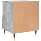  Noćni ormarić siva boja betona 40x35x50 cm konstruirano drvo | shoptok.hr