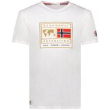 Geographical Norway Muška majica kratkih rukava Jofoten Db 254 M, Bela Cene