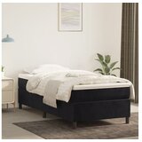  spring krevet s madracem crni 90x190 cm baršunasti | shoptok.hr