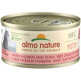 Almo Nature Kitten HFC Natural konzerva – losos in tuna – 70 g 70 g Cene