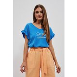Marisse Women's T-Shirt L-Ts-4078 Fresh Blue Cene