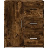 vidaXL Komoda 2 kosa dimljeni hrast 60x31x70 cm inženirski les | Shoptok.si