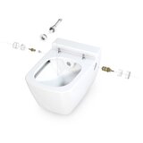 Tece 9700200 in 9700600 One higijenska brezrobna WC školjka z WC desko s počasnim zapiranjem | Shoptok.si