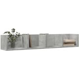 vidaXL Zidni ormarići 2 kom boja siva betona 99x18x16,5 cm drveni | shoptok.hr