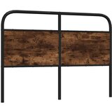 vidaXL Uzglavlje dimljena boja hrasta 140 cm čelik i konstruirano drvo | shoptok.hr