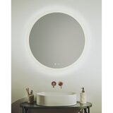 Kave Home Zidno ogledalo s osvjetljenjem ø 60 cm Mervi – | shoptok.hr