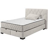 MID.YOU POSTELJA Z VZMETNICO 140 cm x 200 cm , tekstil, leseni material bež | Shoptok.si