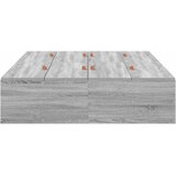 Krevet s ladicama Siva Sonoma 120 x 190 cm Konstruirano drvo | Eponuda.ba