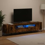  LED TV kabinet BREDA 3 kom. Dimljeni hrast Konstruirano drvo | shoptok.hr