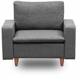  Lungo Dark Grey Wing Chair Cene