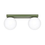 Sollux Lighting Stropna svetilka YOLI 2 zelena oliva, (5000352145) | Shoptok.si