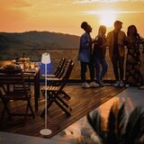 BRILONER 1507016 - led prigušiva podna lampa kiki 4,3W/5V IP44 2600 mah bela | Eponuda.com