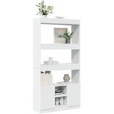  Visoka komoda bijela 92 x 33 x 180 cm od konstruiranog drva | Eponuda.com