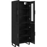  Highboard 2 pcs Crni hrast Konstruirano drvo | shoptok.hr