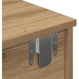 vidaXL Stenska polica s predali artisan hrast 60x28x15 cm inž. les | Shoptok.si