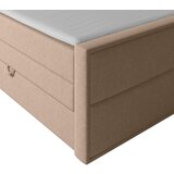 MID.YOU POSTELJA BOXSPRING 180 cm x 200 cm , les, kovina, umetna masa, tekstil, karton, leseni material naravne barve | Shoptok.si