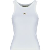 Calvin Klein Jeans WOVEN LABEL RIB TANK TOP Bijela | shoptok.hr