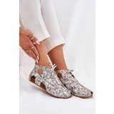 Maciejka Patterned Leather Ankle Boots | Shoptok.si