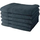 Kopalniške brisače in rokavice za umivanje Drap de bain Essential bleu denim Modra
