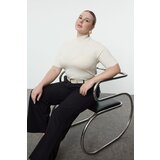 Trendyol Curve Ecru Stand Collar Premium Soft Quality Knitwear Blouse | Eponuda.ba