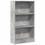 Maison Chic Knjižna omara - Knjižni regal betonsko siva 60x24x109 cm inženirski les, (21726309) | Shoptok.si