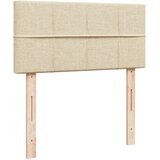  Krevet s oprugama i madracem krem 90 x 200 cm od tkanine | shoptok.hr