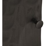  Noćni ormarić crni 40x30x50 cm od masivnog drva manga i željeza | shoptok.hr