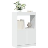 Furnova Visoka omara bela 63x33x100 cm inženirski les, (21954995) | Shoptok.si