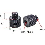 INF navojni adapter za stojalo M12 na 1/4" moški - 5 kosov M12, (21579422) | Shoptok.si