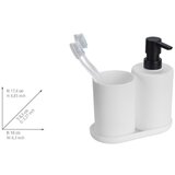 Allstar Bijeli plastičan set pribora za kupaonicu Fano – | shoptok.hr