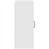 vidaXL Zidni kuhinjski ormarić Visoki sjaj bijela 50 x 31 x 80 cm | shoptok.hr