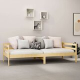 vidaXL Dnevni ležaj s madracem 90 x 200 cm od masivne borovine | shoptok.hr