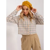 Fashion Hunters Mustard beret with cashmere