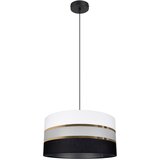  Luster na sajli CORAL 1xE27/60W/230V crno-bela | Eponuda.com
