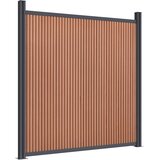 PANEL za ogradu smeđi 872 x 186 cm WPC | Eponuda.com