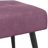  Klupa s gumbastim tkanjem Ljubičasta 110 x 40 x 46 cm Baršun | shoptok.hr