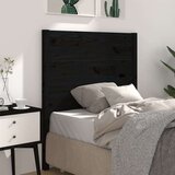  Uzglavlje crno 96 x 4 x 100 cm od masivne borovine Cijene