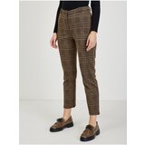 Orsay Brown women's shortened checked trousers - Ladies Cene