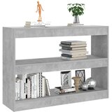 Ormarić za knjige / sobna pregrada boja betona 100 x 30 x 72 cm | shoptok.hr
