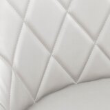 CARRYHOME MLADINSKI VRTLJIVI STOL kovina, umetna masa, tekstil bela, barve kroma | Shoptok.si
