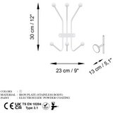 WALLXPERT metalna zidna kuka bela boja ant b | ePonuda.com