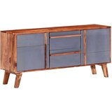 vidaXL Komoda siva 120 x 30 x 55 cm od masivnog drva šišama | shoptok.hr
