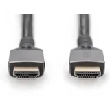 HDMI priključni kabel HDMI A utikač 2 m crna DB-330200-020-S pozlaćeni kontakti HDMI kabel