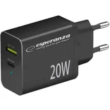 EZC105K mains charger 20W Black