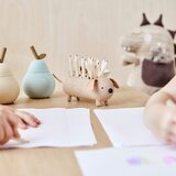 OYOY Mini Mentolno zelena silikonska otroška skodelica Pear – | Shoptok.si